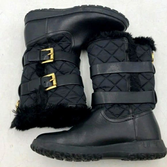 Michael Kors Black Cold Weather / Snow Boots - Size Women's 6 - Picture 1 of 6